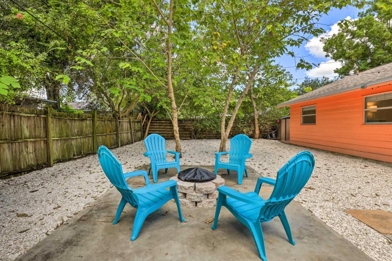 Boho-Chic Sarasota Hideaway Yard And Fire Pit!ヴィラ エクステリア 写真